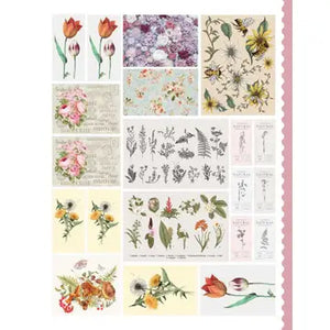Junk Journal Cutouts Book: Vintage Designs