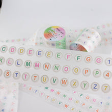 Load image into Gallery viewer, COLOR Letter Beads PET Tape