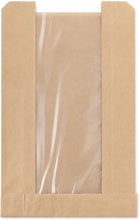 Load image into Gallery viewer, Pack of 10 Kraft Bags with Clear Window