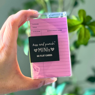 PINK Library Card Minis™ - Flat Notecard Set of 60 