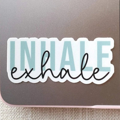 Inhale | Exhale Vinyl Sticker