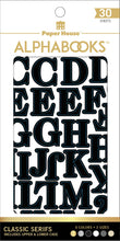 Load image into Gallery viewer, Paper House | Alphabooks Alphabet Stickers - Classic Serifs