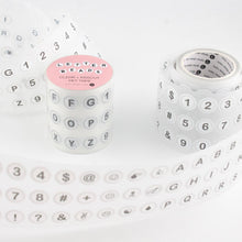 Load image into Gallery viewer, Letter Beads PET Tape