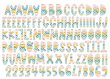 Load image into Gallery viewer, Hey Summer - Summer Rainbow ABC - Alpha Die Cuts