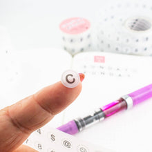 Load image into Gallery viewer, Letter Beads PET Tape