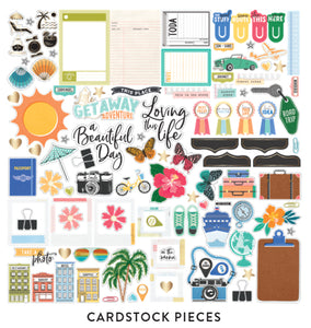 Vicki Boutin Mixed Media | TRAVEL Ephemera Cardstock Die Cuts