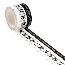 Load image into Gallery viewer, Days &amp; Numbers Washi Tape Set