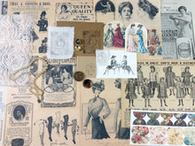 Load image into Gallery viewer, Fashion Ephemera Pack for Junk Journaling