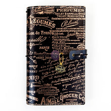 Load image into Gallery viewer, Black/Gold Foil Traveler&#39;s Notebook - Black Friday