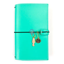 Load image into Gallery viewer, Teal Traveler&#39;s Notebook - Black Friday