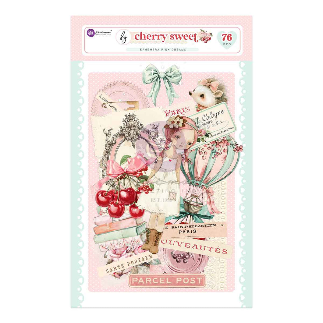 Prima | Cherry Sweet - Pink Dreams Ephemera