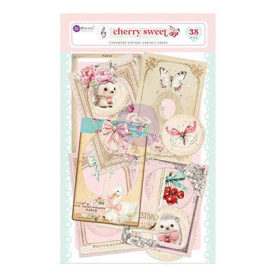 Prima | Cherry Sweet - Cabinet Cards Ephemera