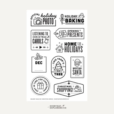 29 Prompts - 4x6 Clear Stamp Set – Everyday Explorers Co.