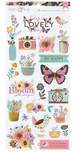 April & Ivy Collection - 6x12 Stickers
