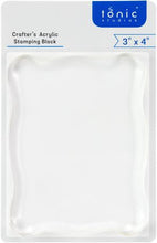 Load image into Gallery viewer, Tonic | 3x4 Acrylic Stamping Block