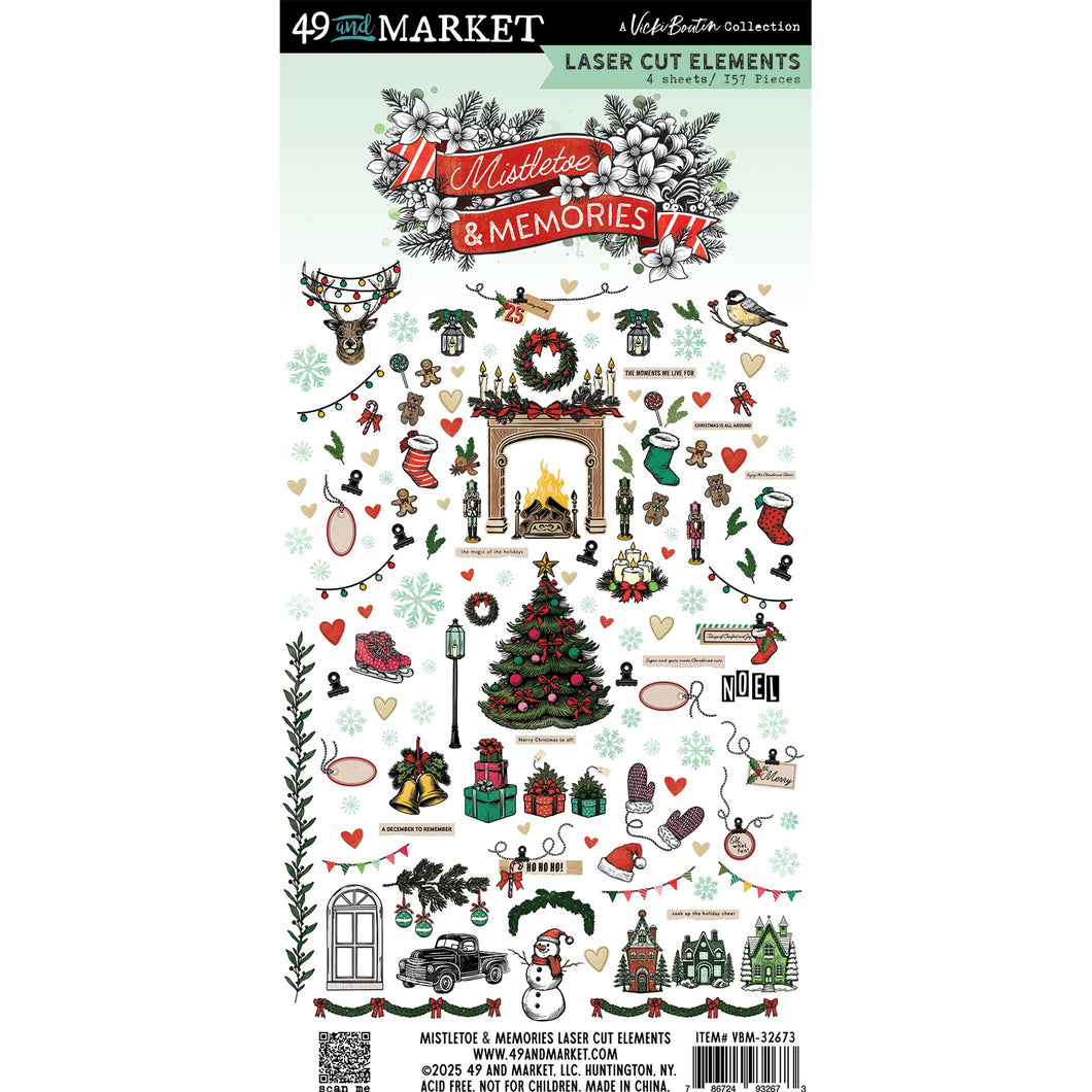 49 and Market | Vicki Boutin Mistletoe & Memories - Laser Cut Elements