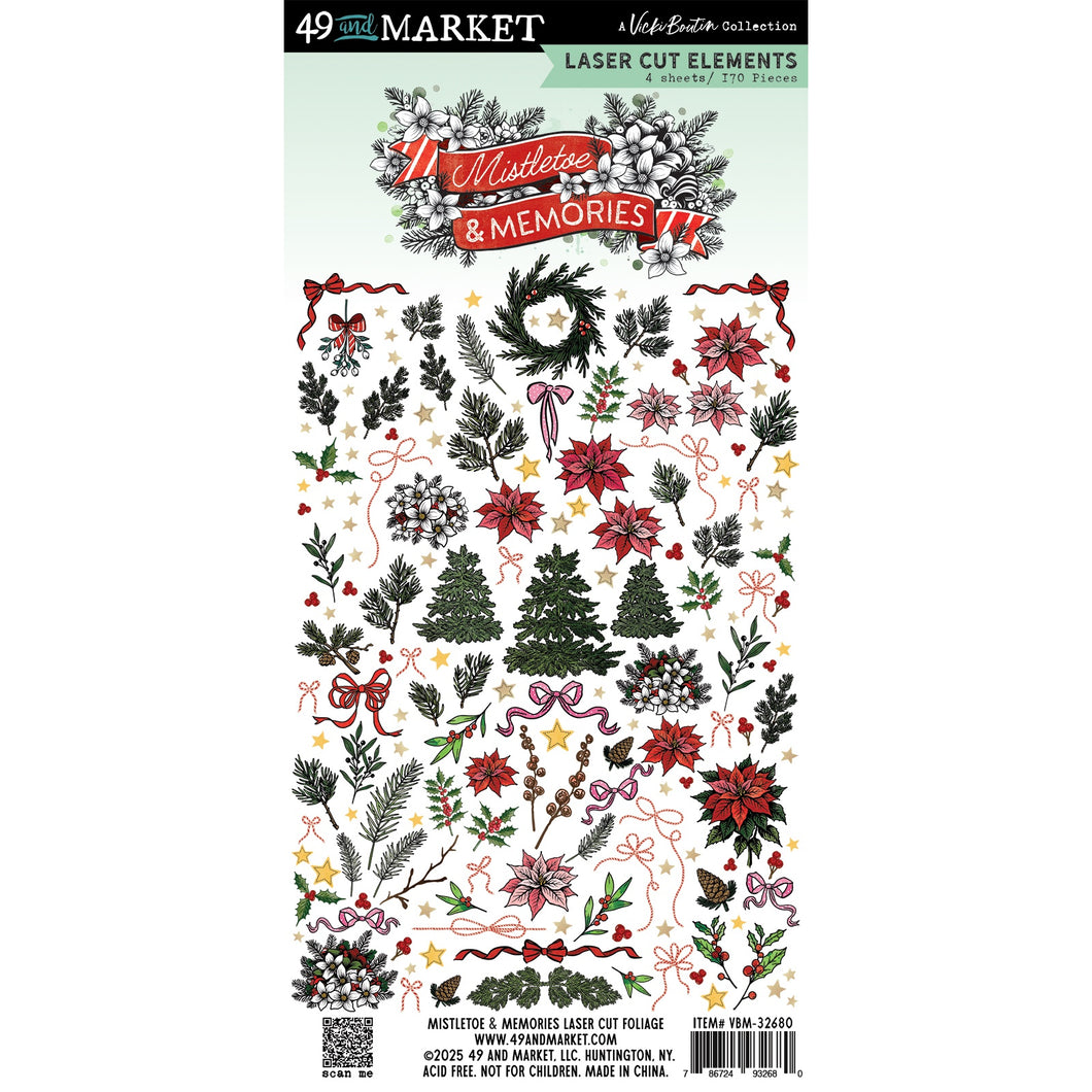 49 and Market | Vicki Boutin Mistletoe & Memories - Laser Cut Foliage