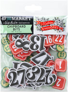 49 and Market | Vicki Boutin Mistletoe & Memories - Chipboard Bits