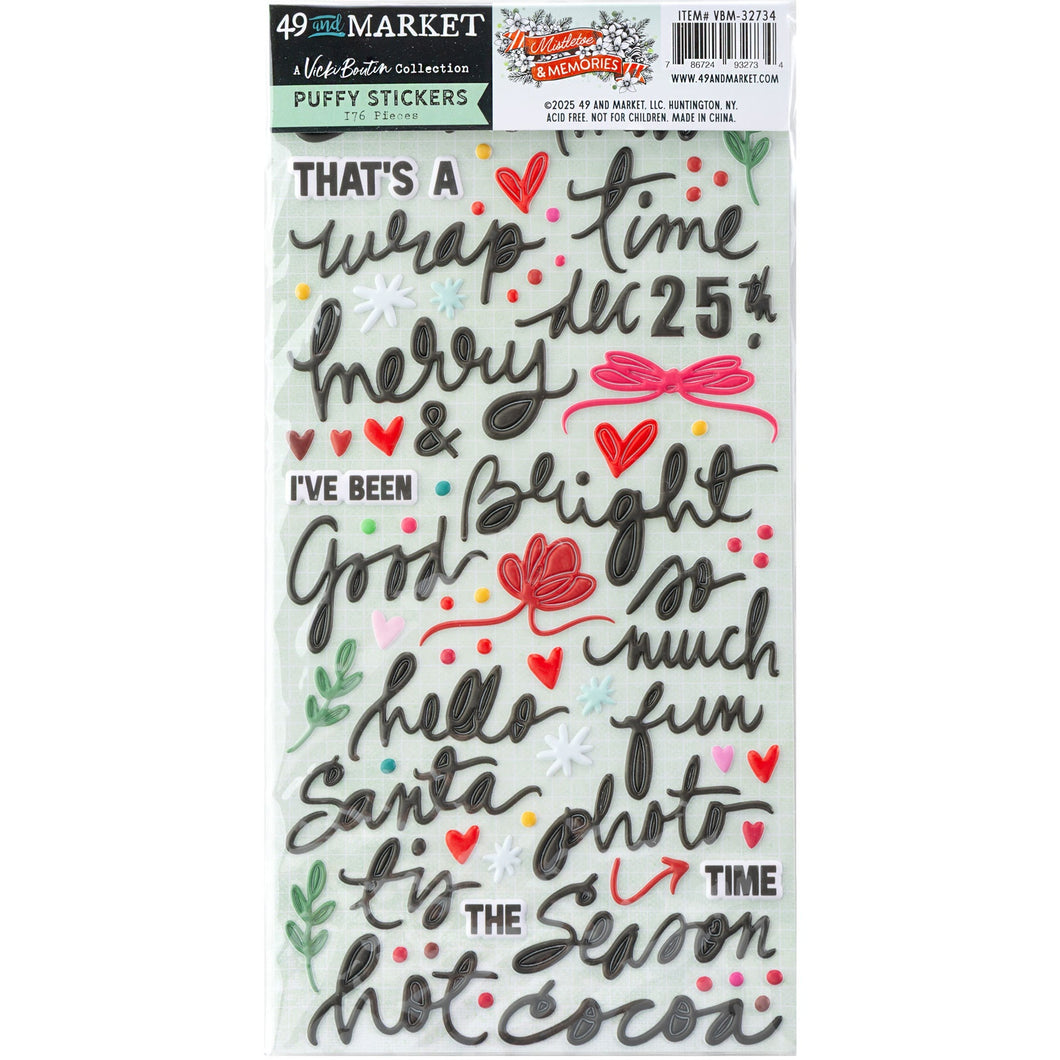 49 and Market | Vicki Boutin Mistletoe & Memories - Puffy Stickers