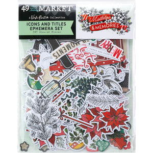 49 and Market | Vicki Boutin Mistletoe & Memories - Icons & Titles Die-Cuts