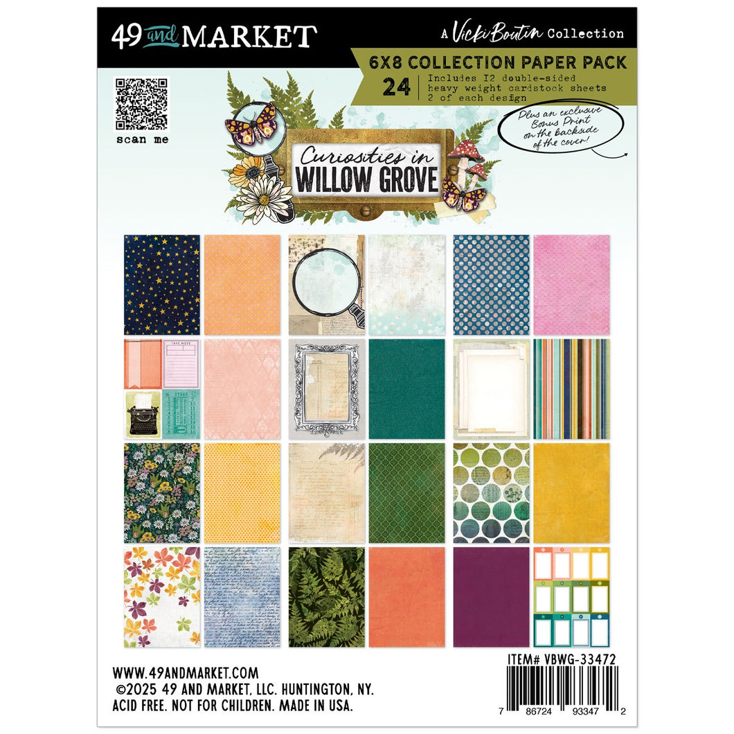 49 and Market | Vicki Boutin Curiosities in Willow Grove - 6x8 Collection Paper Pack