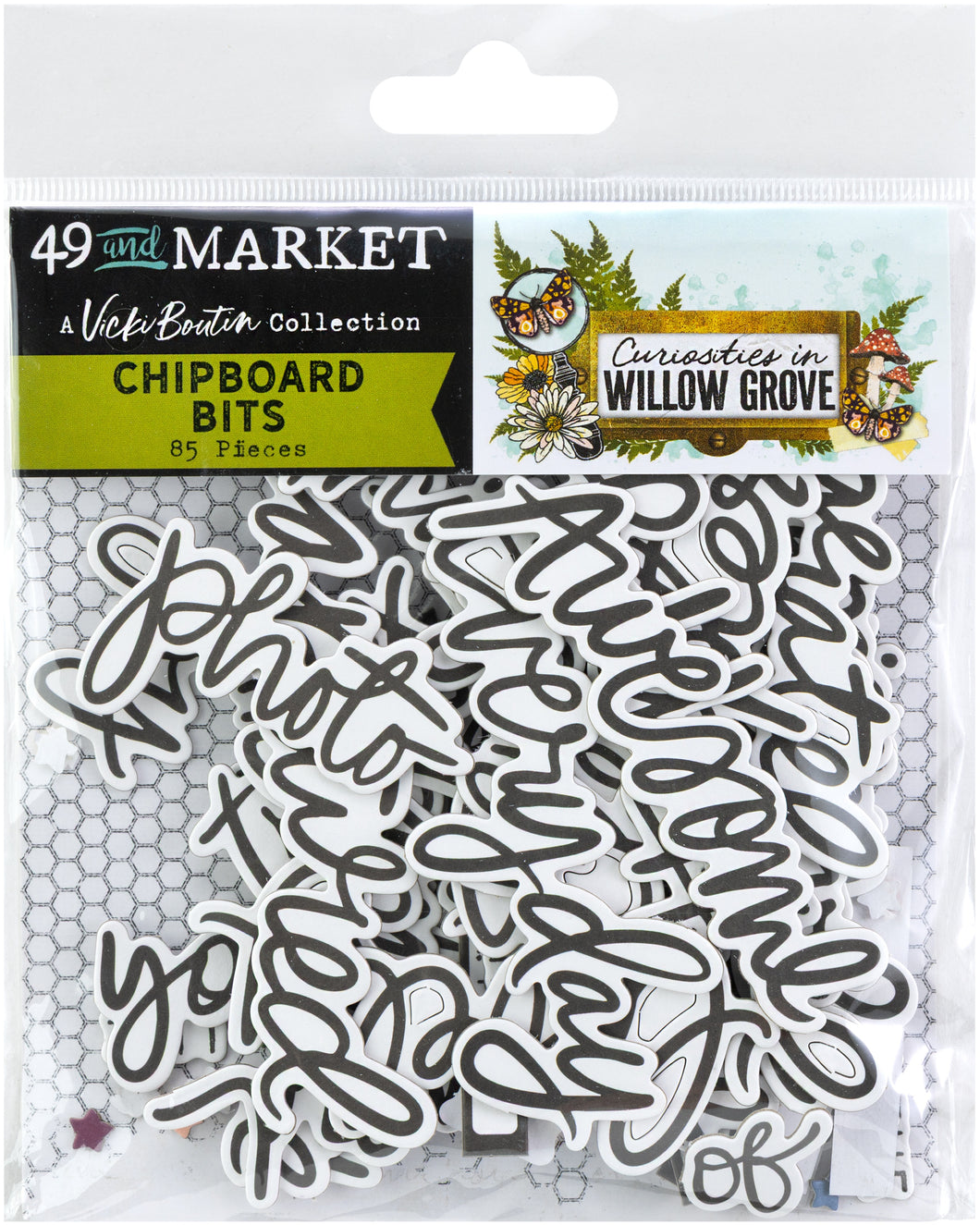 49 and Market | Vicki Boutin Curiosities in Willow Grove - Chipboard Bits