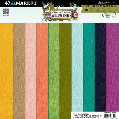 49 and Market | Vicki Boutin Curiosities in Willow Grove - 12x12 STAPLES Paper Pack