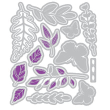 Load image into Gallery viewer, Sizzix Clear Stamp with Framelits By Vicki Boutin | GREENERY LAYERS #1