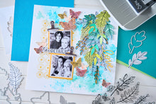 Load image into Gallery viewer, Sizzix Clear Stamp with Framelits By Vicki Boutin | GREENERY LAYERS #1
