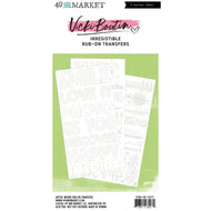 49 and Market | Vicki Boutin - Irresistible Artful WORDS Rub-On Transfers