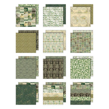 Load image into Gallery viewer, Tim Holtz Idea-ology | Palette Collection - 8x8 GREEN Paper Pack