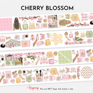 Ronrong | Cherry Blossom Pre-cut PET Tape -3.0