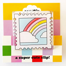 Load image into Gallery viewer, Rainbow Stamp Clip