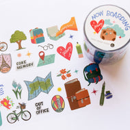 Now Boarding | Travel Themed PET Tape