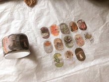 Load image into Gallery viewer, Fall Collage Washi Tape Sticker Roll Set