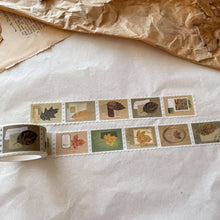 Load image into Gallery viewer, Autumn Leaves Perforated Stamp Washi Tape