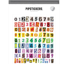 Load image into Gallery viewer, Pipsticks | Color-Cut Counts Big Numerals Stickers