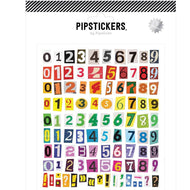 Pipsticks | Color-Cut Counts Big Numerals Stickers