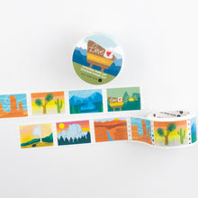 Load image into Gallery viewer, National Park - Postage Stamp Washi Tape
