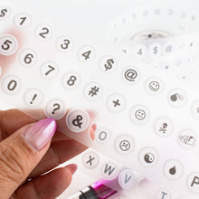 Load image into Gallery viewer, Letter Beads PET Tape