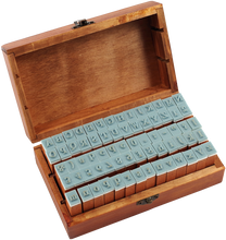Load image into Gallery viewer, Letterpress 70 Piece Stamp Set