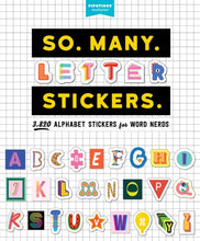 Load image into Gallery viewer, So Many Letter Stickers - Sticker Book
