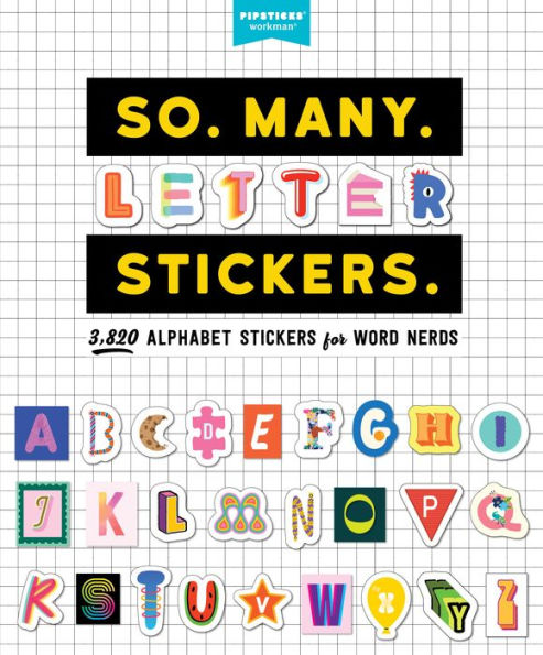 So Many Letter Stickers - Sticker Book