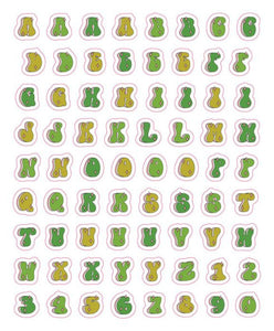 So Many Letter Stickers - Sticker Book