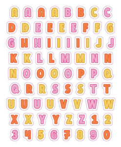 So Many Letter Stickers - Sticker Book