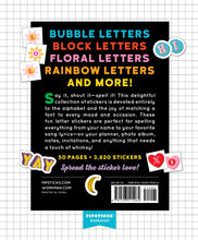 Load image into Gallery viewer, So Many Letter Stickers - Sticker Book