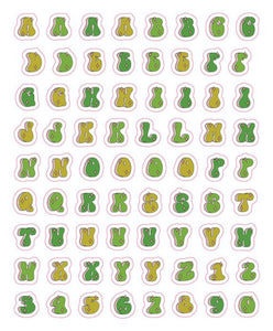 So Many Letter Stickers - Sticker Book