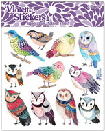 Owls & Birds Stickers