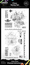 Load image into Gallery viewer, Arden Creative Studio | Maker Series - Charted Adventures 4x8 Stamp Set