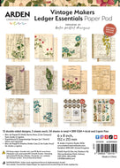 Arden Creative Studio | Vintage Makers Ledger Essentials - 6x8 Paper Pad